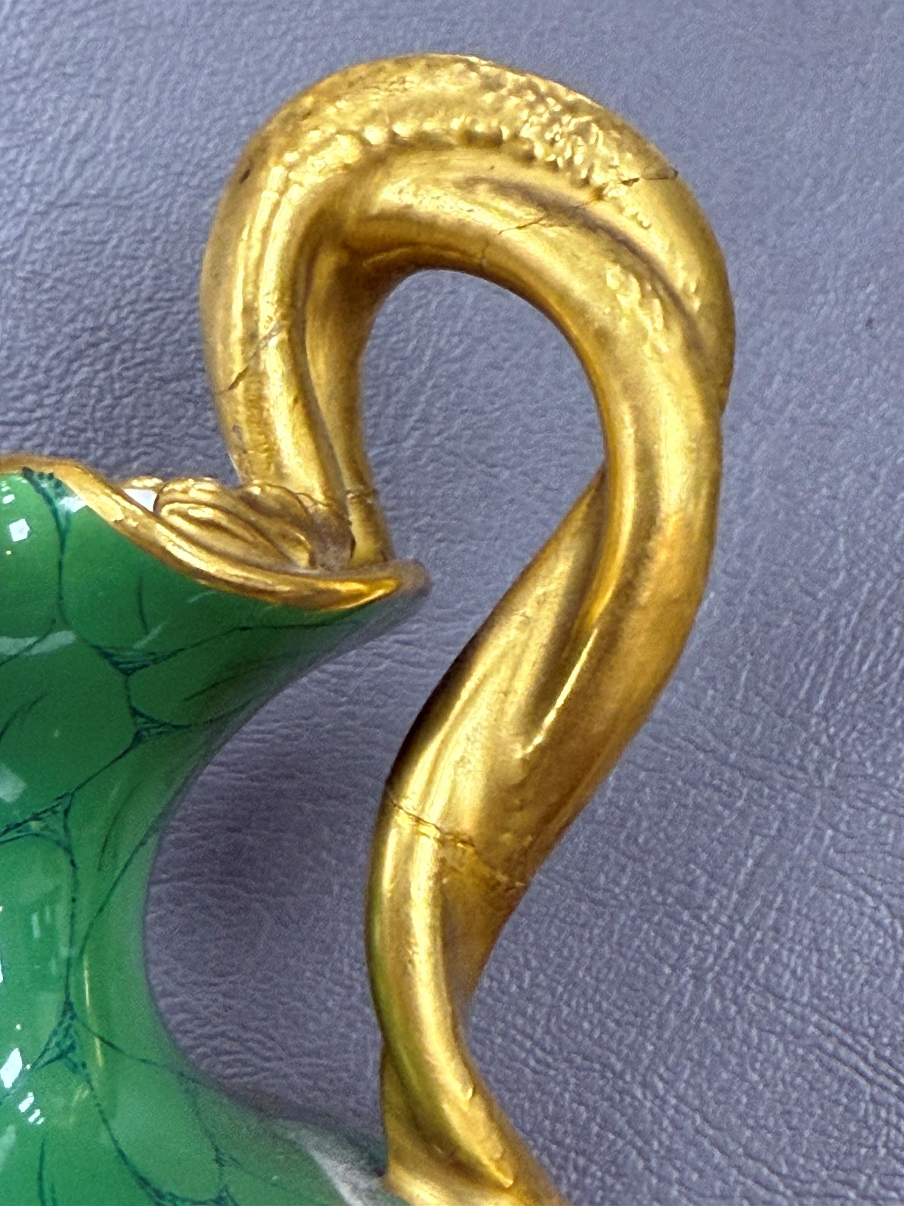 A pair of Royal Worcester fruit painted ewers, by R. Sebright, c.1903